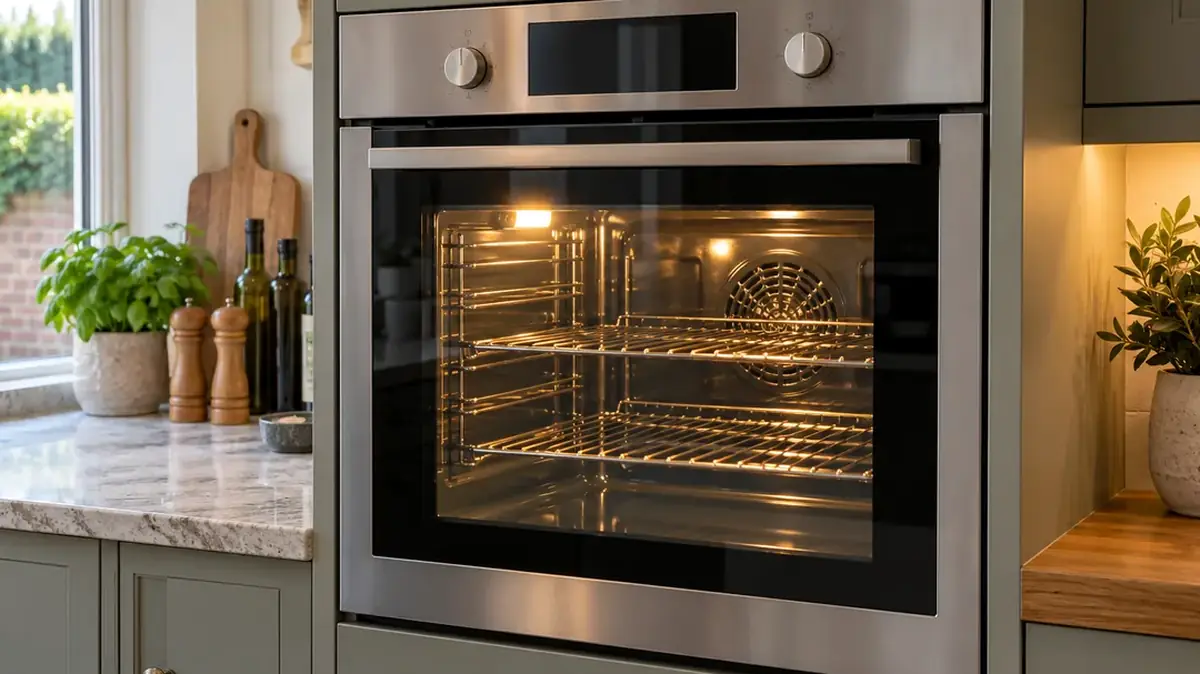A single oven cleaned inside and out in Egham